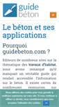 Mobile Screenshot of guidebeton.com
