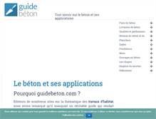Tablet Screenshot of guidebeton.com